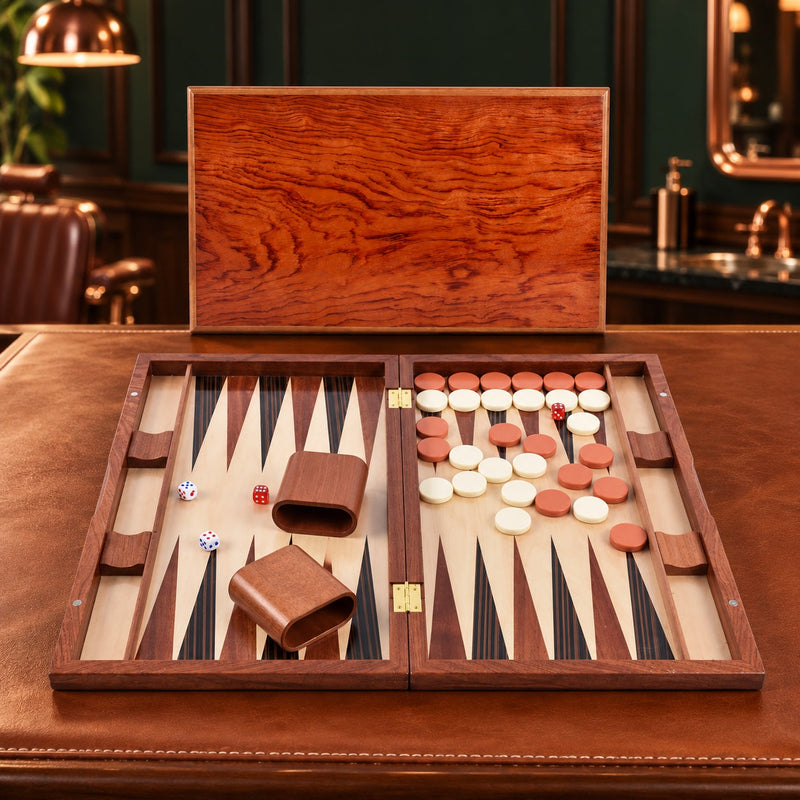 Cadeaux pour grand-père : backgammon en bois